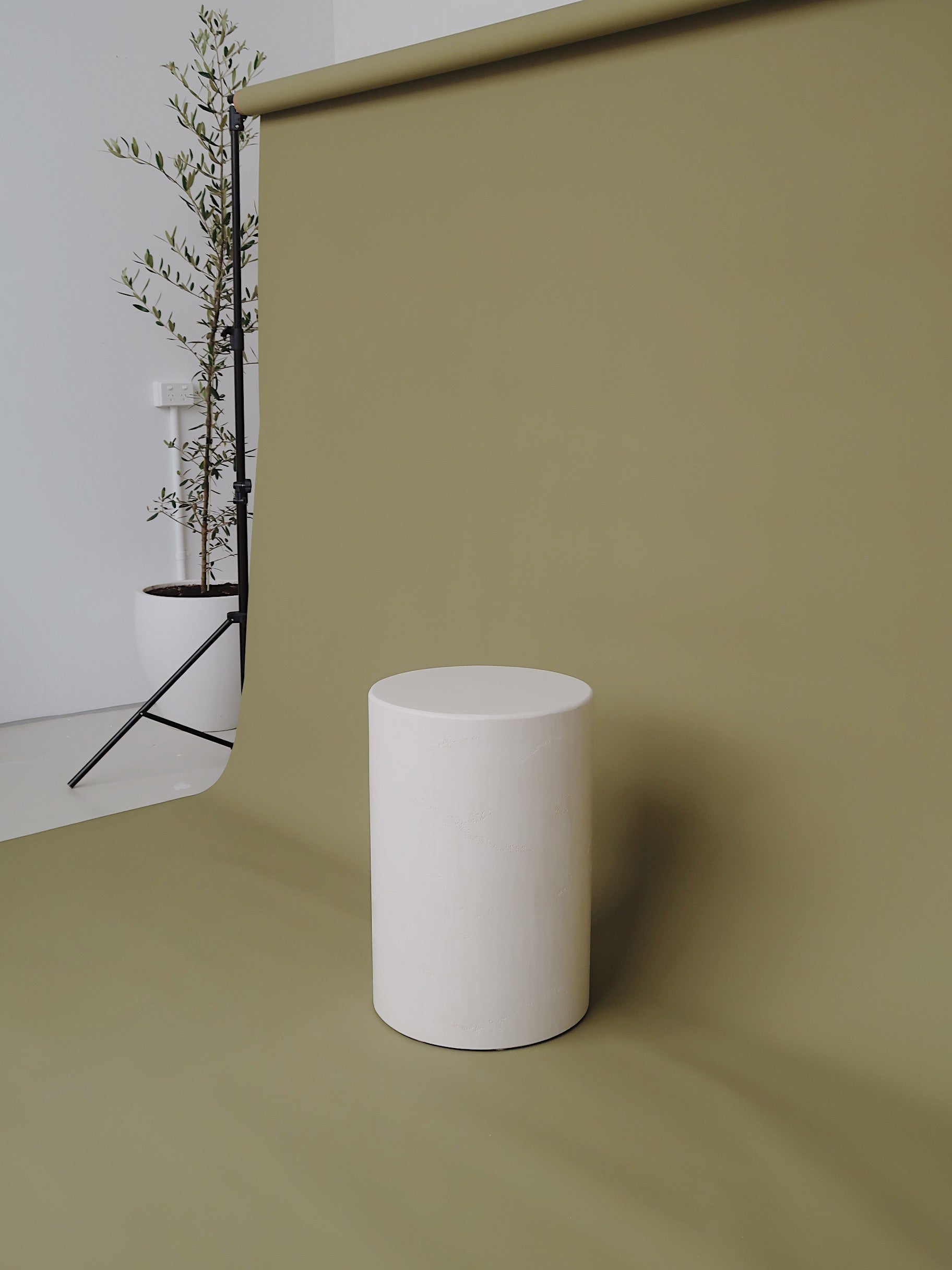 Mallow Side Table in Natural Beige
